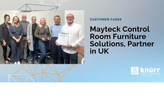 Der Partner Award wurde an die Mayteck Control Room Furniture Solutions überreicht