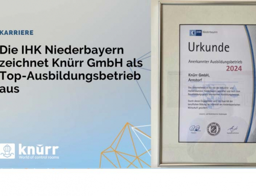 Die Knürr GmbH wurde von der IHK Niederbayern als herausragender Ausbildungsbetrieb ausgezeichnet
